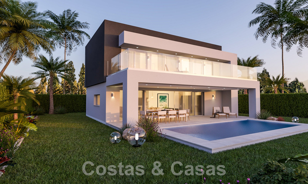 Energie-efficiënte nieuwbouwvilla’s te koop met panoramisch uitzicht op zee in Mijas, Costa del Sol 60049