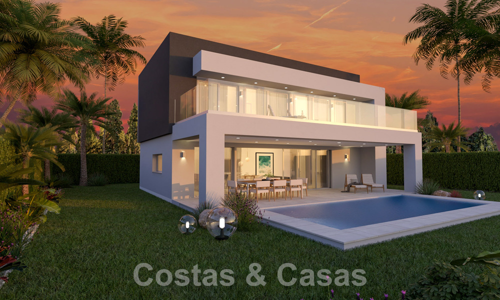 Energie-efficiënte nieuwbouwvilla’s te koop met panoramisch uitzicht op zee in Mijas, Costa del Sol 60050