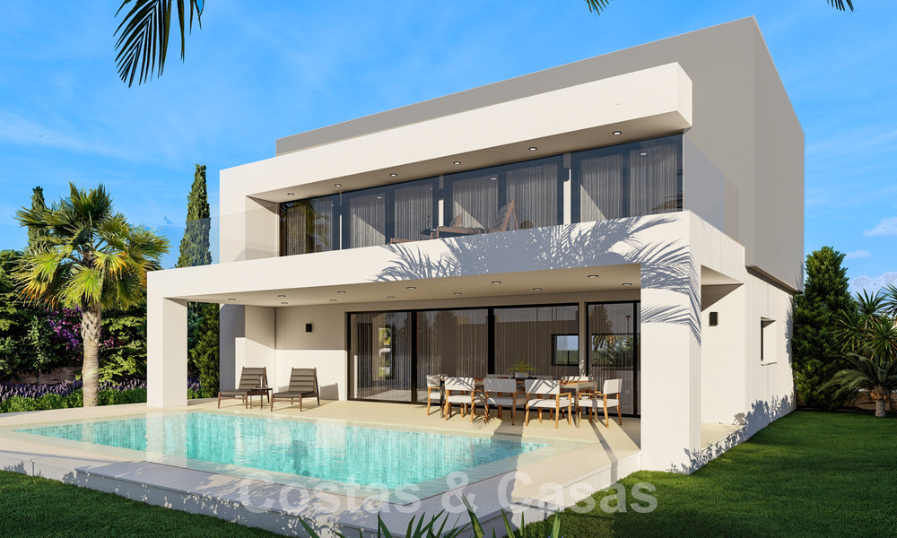 Energie-efficiënte nieuwbouwvilla’s te koop met panoramisch uitzicht op zee in Mijas, Costa del Sol 60055