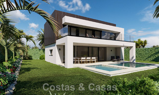 Energie-efficiënte nieuwbouwvilla’s te koop met panoramisch uitzicht op zee in Mijas, Costa del Sol 60056 