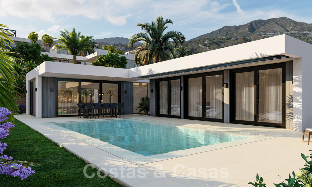 Energie-efficiënte nieuwbouwvilla’s te koop met panoramisch uitzicht op zee in Mijas, Costa del Sol 60064