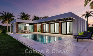 Energie-efficiënte nieuwbouwvilla’s te koop met panoramisch uitzicht op zee in Mijas, Costa del Sol 60070 