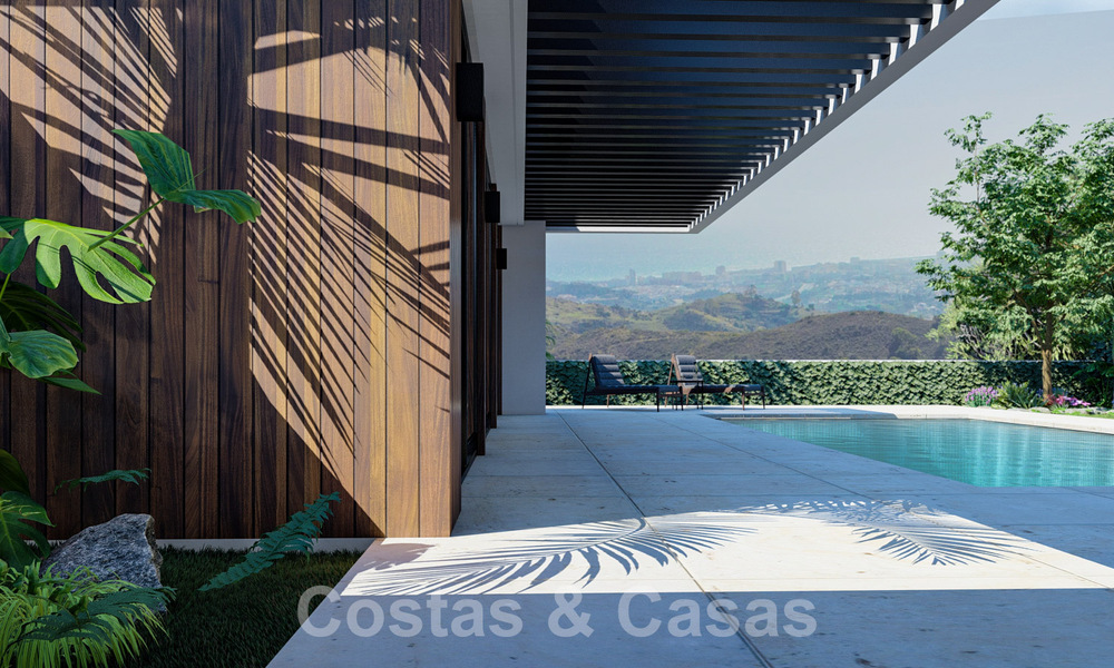 Energie-efficiënte nieuwbouwvilla’s te koop met panoramisch uitzicht op zee in Mijas, Costa del Sol 60077