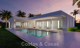 Energie-efficiënte nieuwbouwvilla’s te koop met panoramisch uitzicht op zee in Mijas, Costa del Sol 60081 