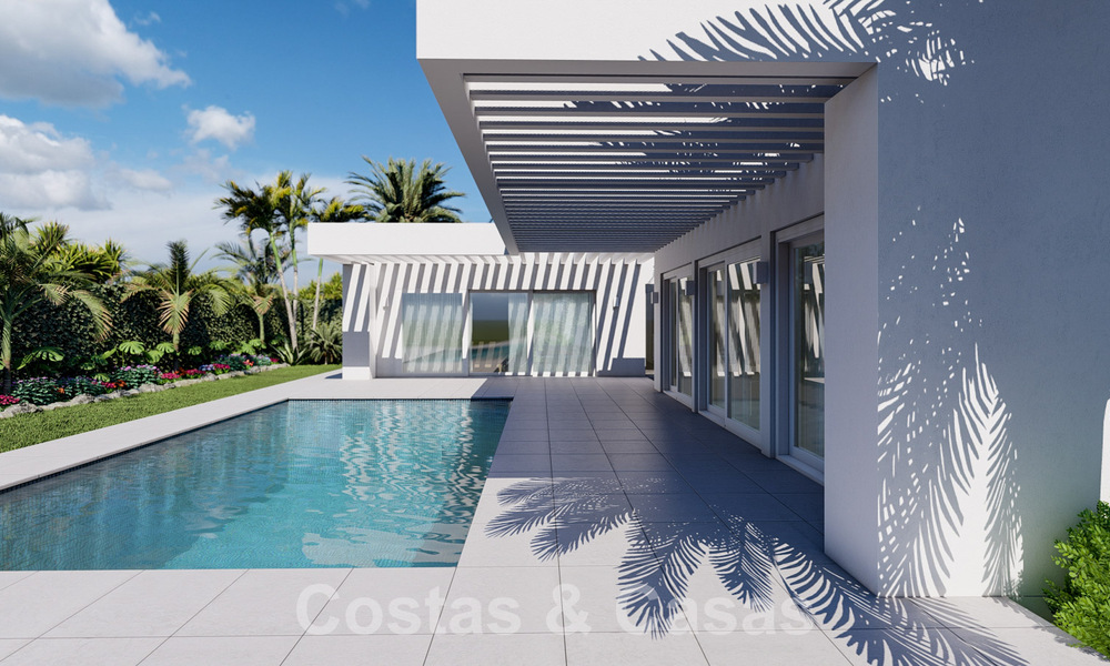 Energie-efficiënte nieuwbouwvilla’s te koop met panoramisch uitzicht op zee in Mijas, Costa del Sol 60082