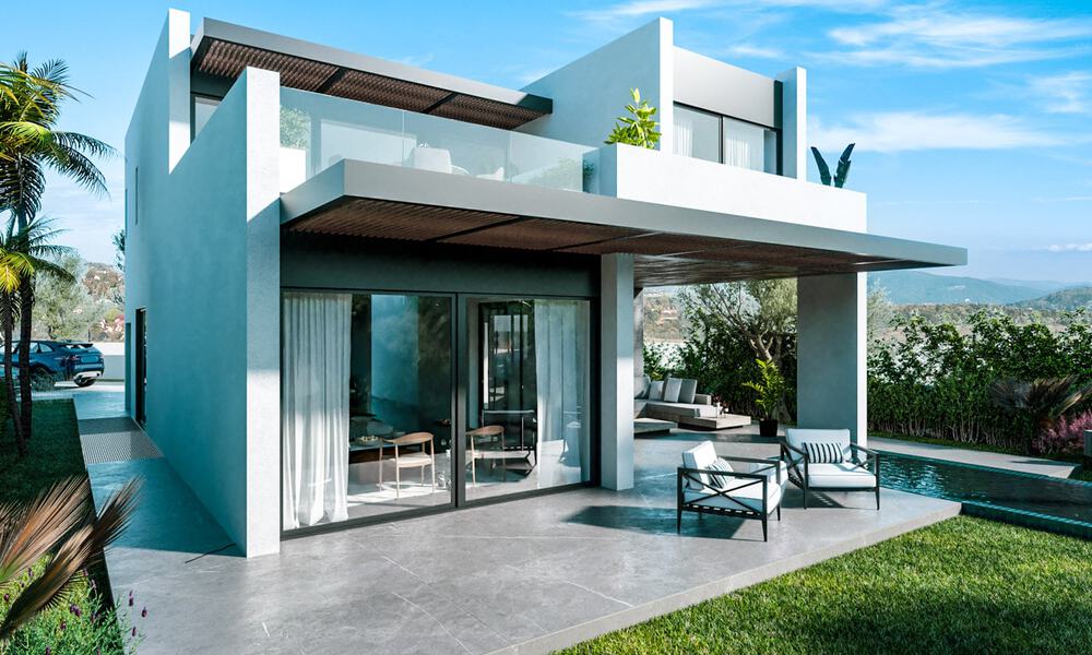 Nieuw op de markt! 8 moderne luxevilla’s, frontline golf, op de New Golden Mile tussen Marbella en Estepona 60545