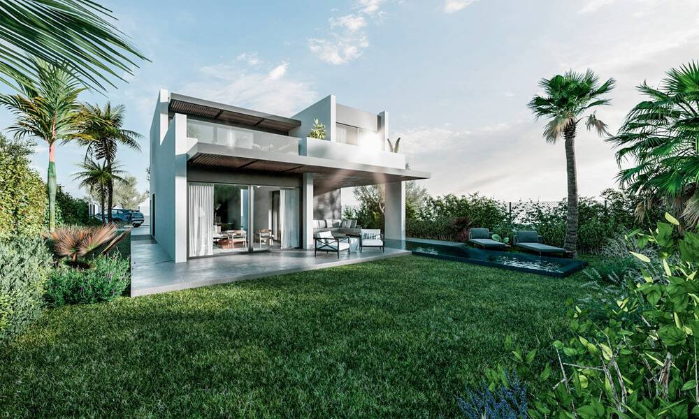 Nieuw op de markt! 8 moderne luxevilla’s, frontline golf, op de New Golden Mile tussen Marbella en Estepona 60547