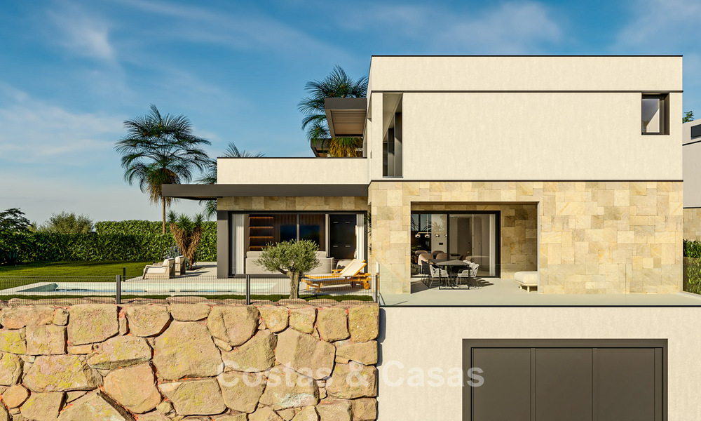 Moderne luxevilla’s, frontline golf, op de New Golden Mile tussen Marbella en Estepona 792071