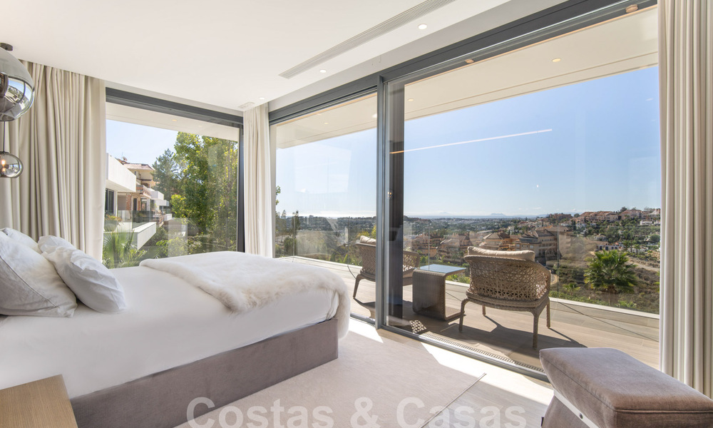 Geavanceerde luxevilla met ultramoderne architectuur te koop in Nueva Andalucia’s golfvallei, Marbella 60585
