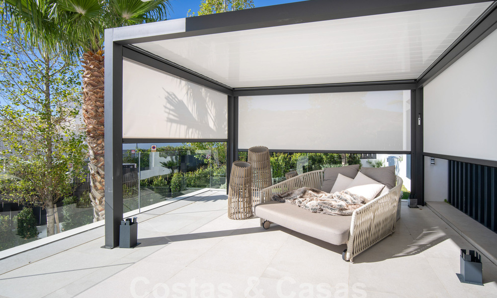 Geavanceerde luxevilla met ultramoderne architectuur te koop in Nueva Andalucia’s golfvallei, Marbella 60606