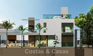 Nieuw project met luxueuze villa te koop, in een afgesloten en beveiligde woonwijk op wandelafstand van voorzieningen in Nueva Andalucia, Marbella 60860 