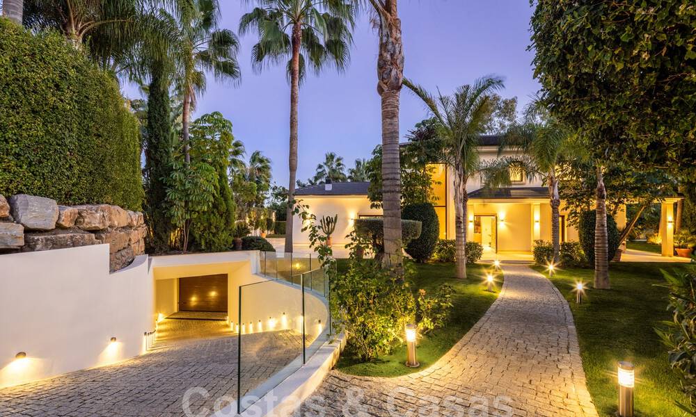 Contemporaine luxevilla te koop, unieke eerstelijnsgolf locatie in Nueva Andalucia’s golfvallei, Marbella 61115