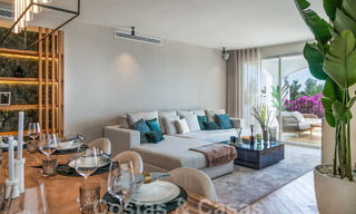 Luxueus gerenoveerde rijwoning te koop in een geprefereerde woonwijk op de Golden Mile van Marbella 61636 