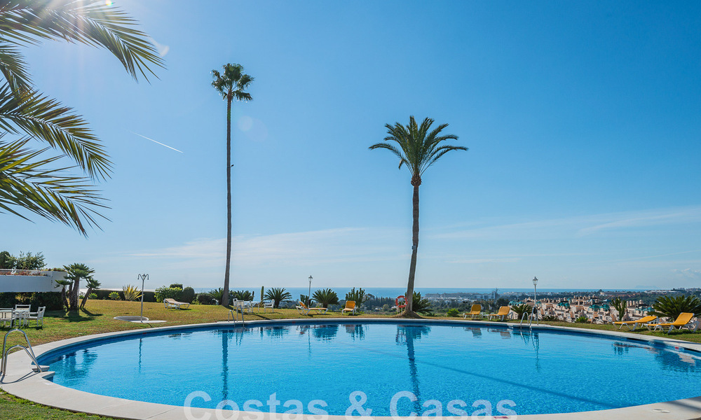 Luxueus appartement te koop met panoramisch zeezicht in een gated urbanisatie op de Golden Mile, Marbella 61723