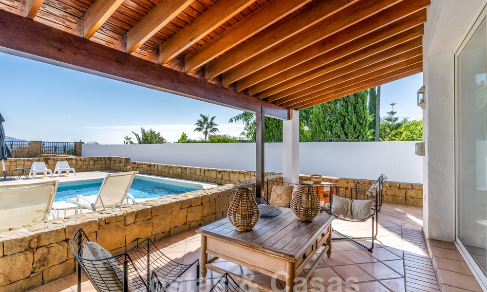 Charmante familiewoning te koop met uitzicht op golf- en berglandschap in Benahavis - Marbella 62094