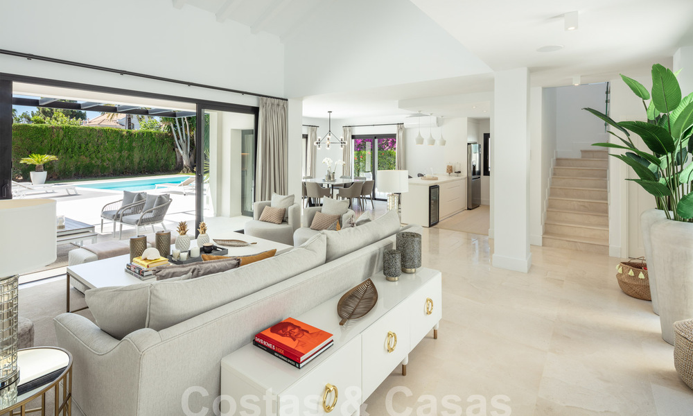 Moderne, Mediterrane luxevilla te koop in een geprefereerde strandurbanisatie in San Pedro, Marbella 62054