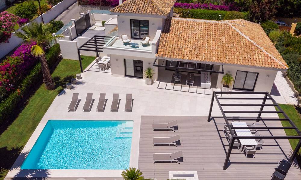 Moderne, Mediterrane luxevilla te koop in een geprefereerde strandurbanisatie in San Pedro, Marbella 62066