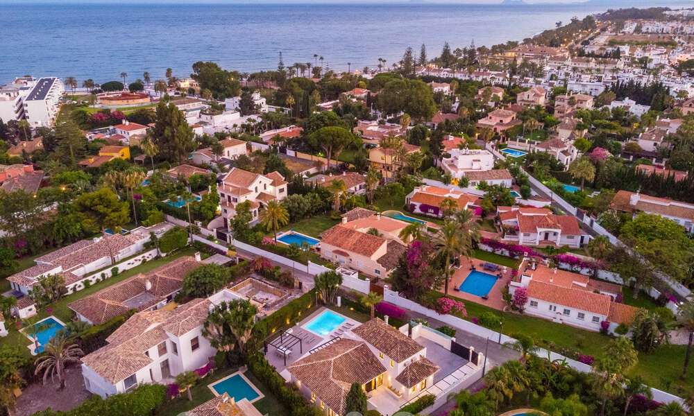 Moderne, Mediterrane luxevilla te koop in een geprefereerde strandurbanisatie in San Pedro, Marbella 62067