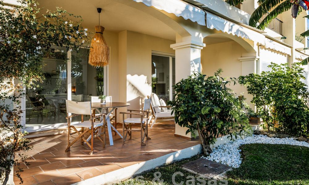 Instapklaar! Charmant gerenoveerd tuinappartement te koop in een gated community in La Quinta, Benahavis - Marbella 62192