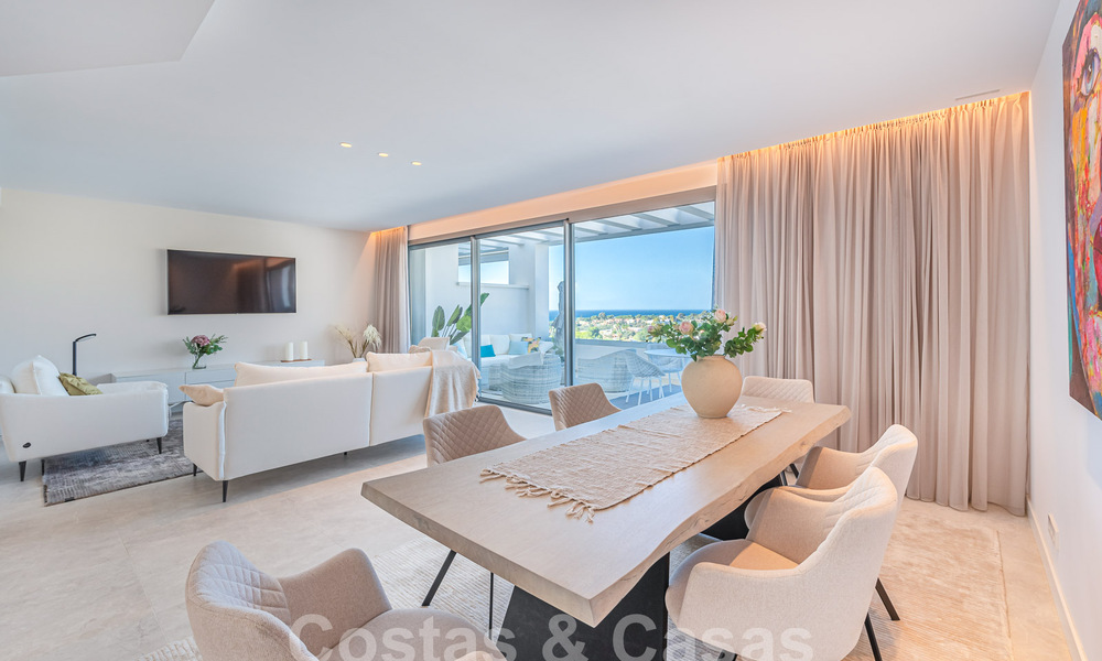 Instapklaar! Modern, luxueus penthouse te koop direct aan de golfbaan, met zee- en golfzicht, Oost-Marbella 62284