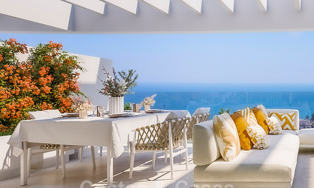 Nieuwe high-end appartementen te koop in luxeresort met mediterrane uitzichten in Mijas Costa 62378