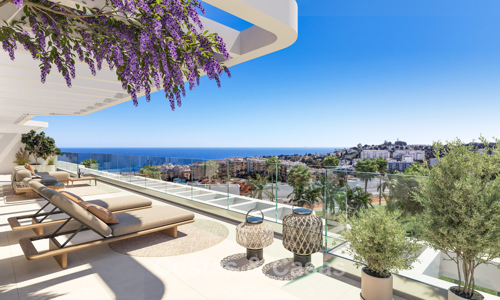 Nieuwe high-end appartementen te koop in luxeresort met mediterrane uitzichten in Mijas Costa 783545
