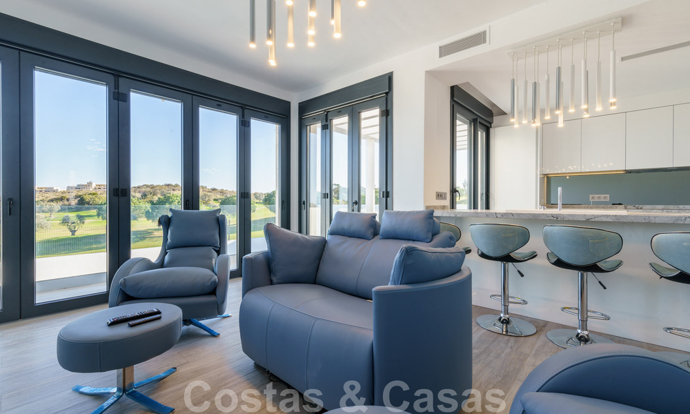 Nieuw project met moderne luxevilla’s te koop, eerstelijnsgolf met zeezicht in Mijas, Costa del Sol 62451