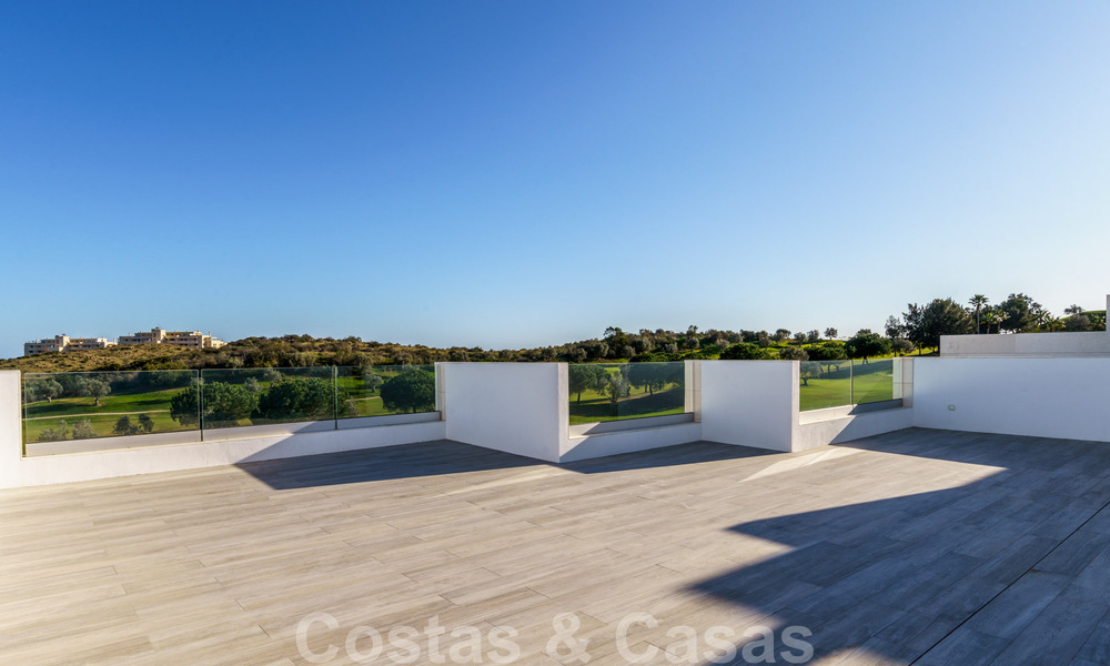 Nieuw project met moderne luxevilla’s te koop, eerstelijnsgolf met zeezicht in Mijas, Costa del Sol 62454