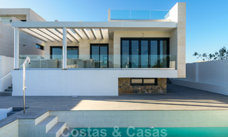 Nieuw project met moderne luxevilla’s te koop, eerstelijnsgolf met zeezicht in Mijas, Costa del Sol 62463 