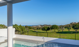 Nieuw project met moderne luxevilla’s te koop, eerstelijnsgolf met zeezicht in Mijas, Costa del Sol 62465 