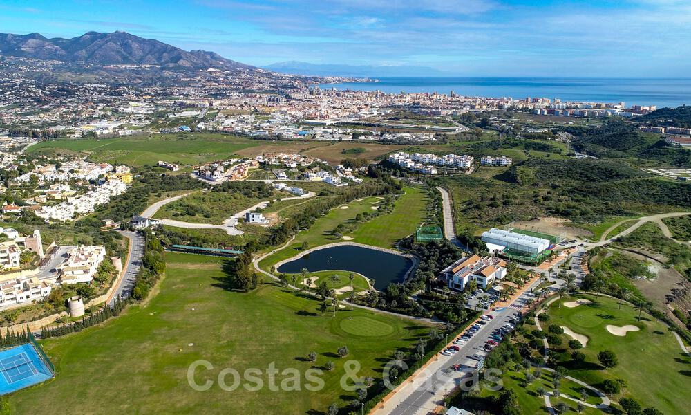 Nieuw project met moderne luxevilla’s te koop, eerstelijnsgolf met zeezicht in Mijas, Costa del Sol 62483
