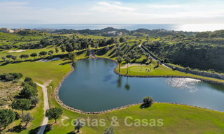 Nieuw project met moderne luxevilla’s te koop, eerstelijnsgolf met zeezicht in Mijas, Costa del Sol 62486 
