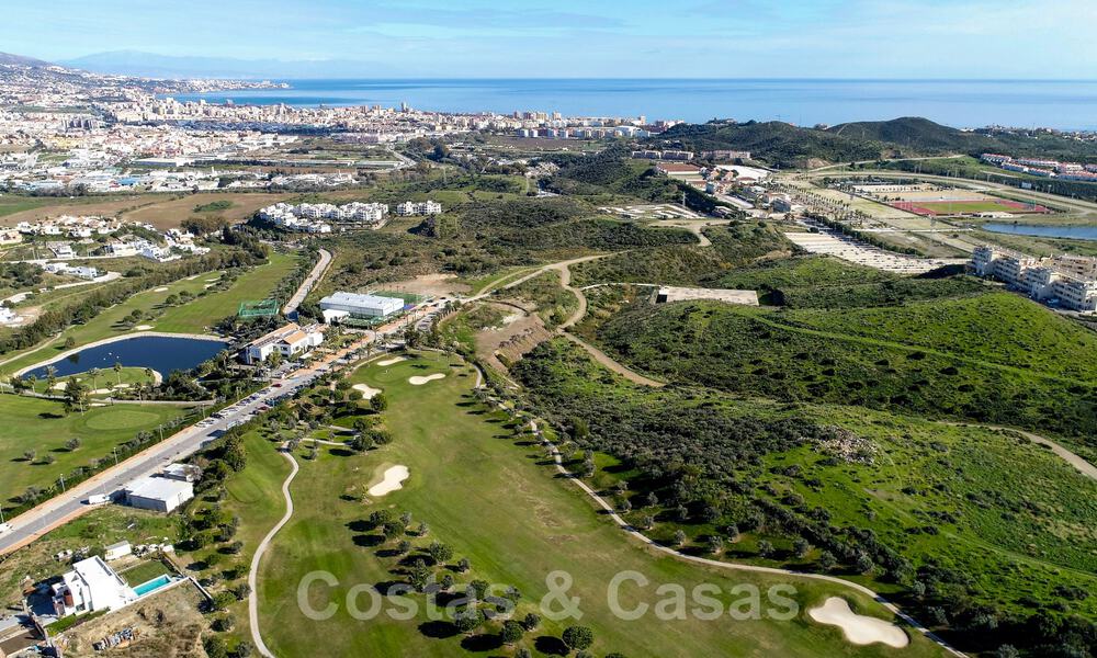 Nieuw project met moderne luxevilla’s te koop, eerstelijnsgolf met zeezicht in Mijas, Costa del Sol 62487