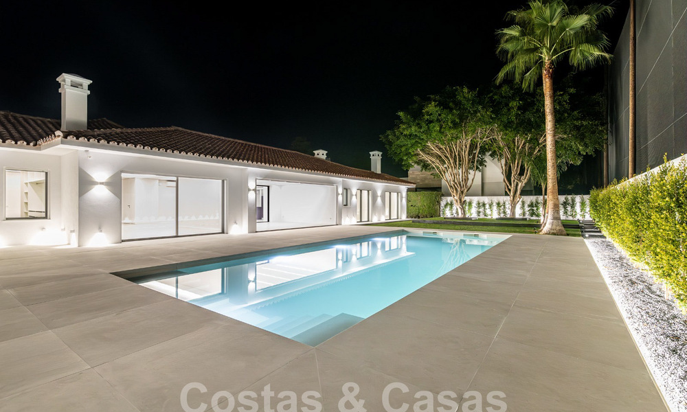 Nieuwe, gelijkvloerse moderne mediterrane villa te koop, eerstelijns golf, vlak bij San Pedro - Marbella 62526