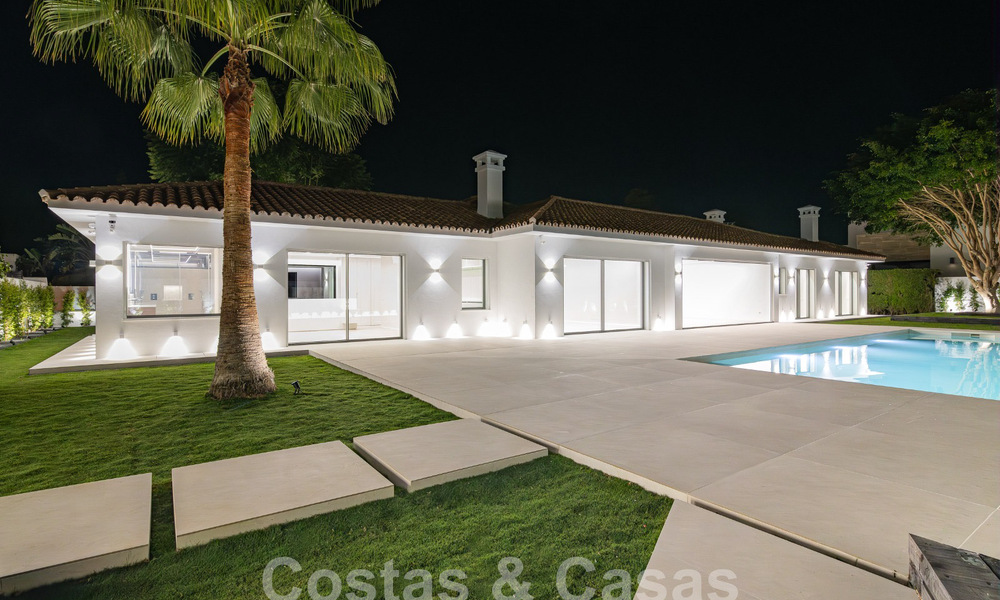 Nieuwe, gelijkvloerse moderne mediterrane villa te koop, eerstelijns golf, vlak bij San Pedro - Marbella 62528