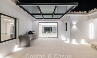 Nieuwe, gelijkvloerse moderne mediterrane villa te koop, eerstelijns golf, vlak bij San Pedro - Marbella 62529 