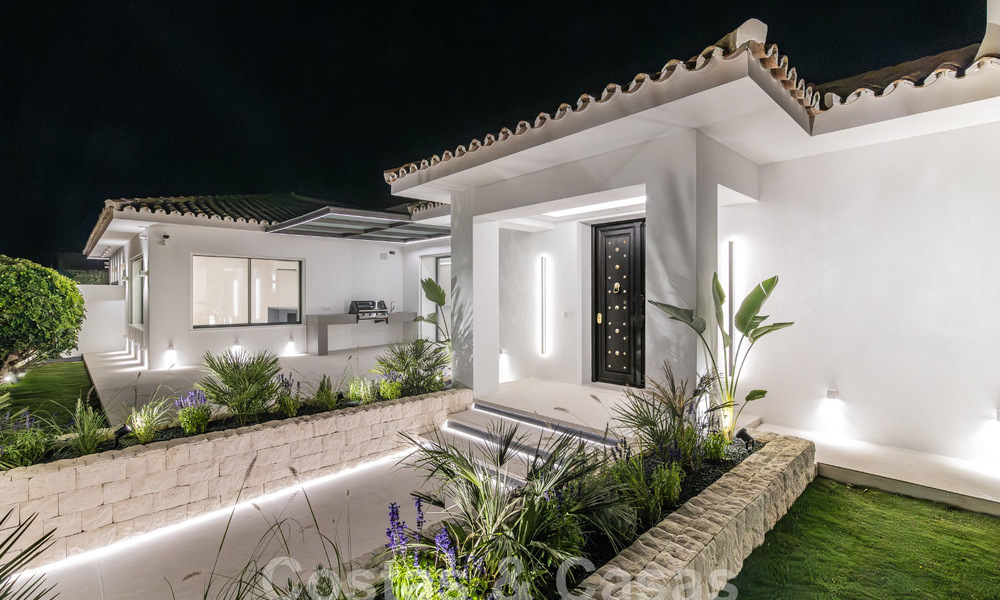 Nieuwe, gelijkvloerse moderne mediterrane villa te koop, eerstelijns golf, vlak bij San Pedro - Marbella 62530