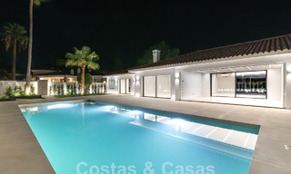 Nieuwe, gelijkvloerse moderne mediterrane villa te koop, eerstelijns golf, vlak bij San Pedro - Marbella 62532 