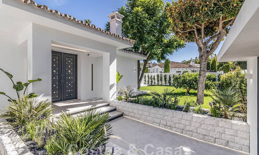 Nieuwe, gelijkvloerse moderne mediterrane villa te koop, eerstelijns golf, vlak bij San Pedro - Marbella 62537