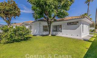 Nieuwe, gelijkvloerse moderne mediterrane villa te koop, eerstelijns golf, vlak bij San Pedro - Marbella 62538 