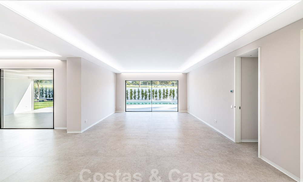 Nieuwe, gelijkvloerse moderne mediterrane villa te koop, eerstelijns golf, vlak bij San Pedro - Marbella 62542