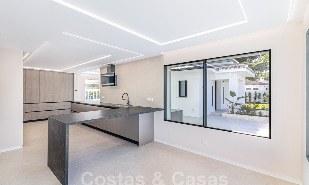 Nieuwe, gelijkvloerse moderne mediterrane villa te koop, eerstelijns golf, vlak bij San Pedro - Marbella 62548