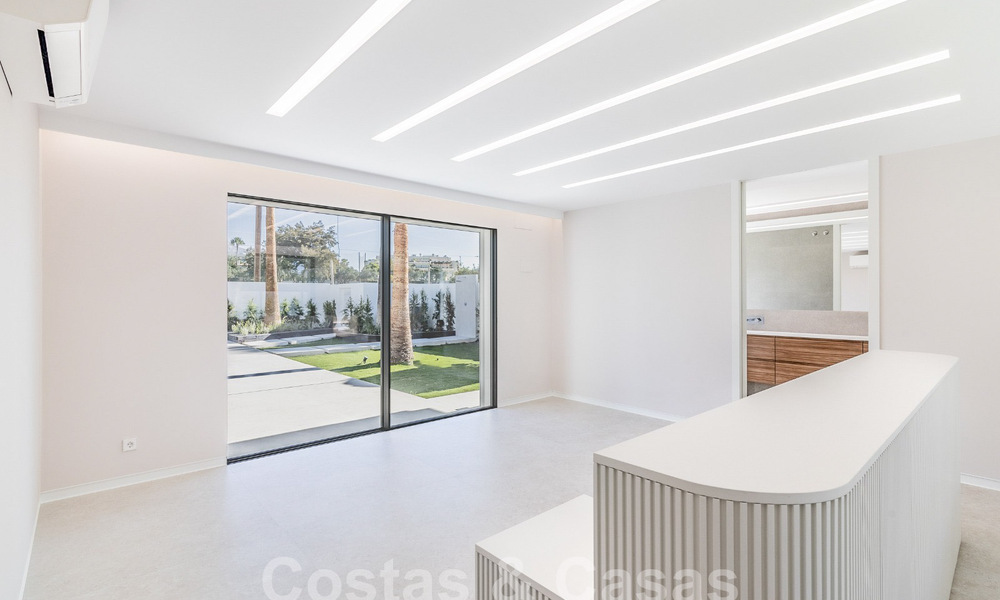 Nieuwe, gelijkvloerse moderne mediterrane villa te koop, eerstelijns golf, vlak bij San Pedro - Marbella 62549