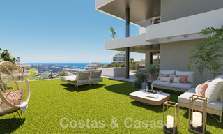 Moderne nieuwbouwappartementen te koop met zeezicht en op een steenworp v/d golfbaan in Mijas, Costa del Sol 62587 