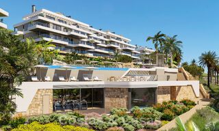 Moderne nieuwbouwappartementen te koop met zeezicht en op een steenworp v/d golfbaan in Mijas, Costa del Sol 62588 