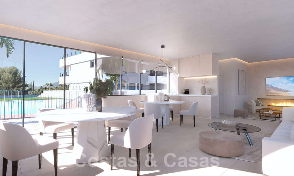 Exclusief nieuwbouwproject van appartementen te koop ten oosten van Marbella centrum 62599
