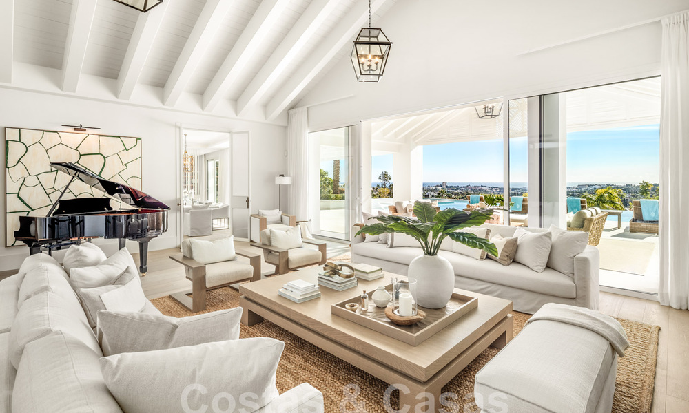 Gesofisticeerde luxevilla met panoramisch zeezicht te koop in Nueva Andalucia, Marbella 62779