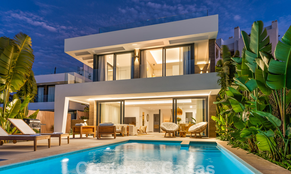 Instapklare, moderne luxevilla te koop in een gated golfresort aan de New Golden Mile, Marbella - Estepona 62939