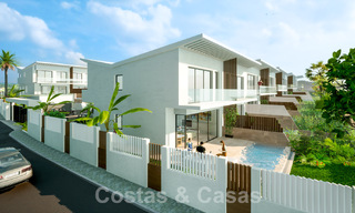 Nieuwe, eigentijdse luxe huizen te koop in de golfvallei van Mijas, Costa del Sol 63028 