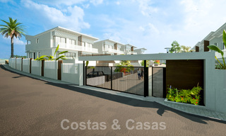 Nieuwe, eigentijdse luxe huizen te koop in de golfvallei van Mijas, Costa del Sol 63031 